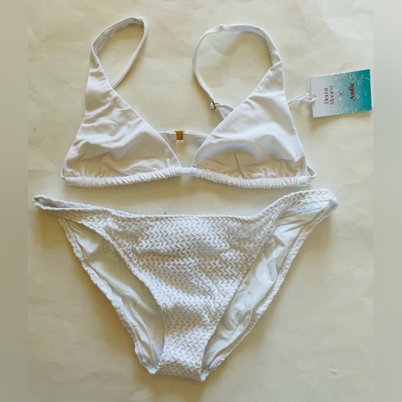 Andie White Crochet The Tropez Bikini Bottom NWT - Picture 1 of 8